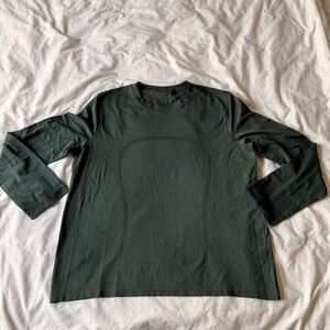 Lululemon Swiftly Relaxed Long-Sleeve Shirt Hip Length - Rainforest Green